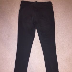 Black jeggings
